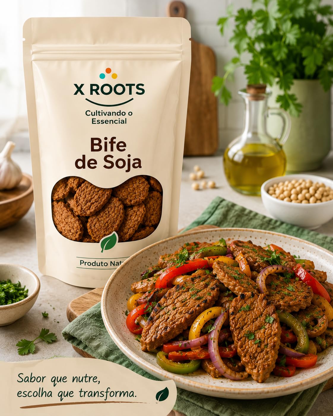 Bife de Soja X Roots