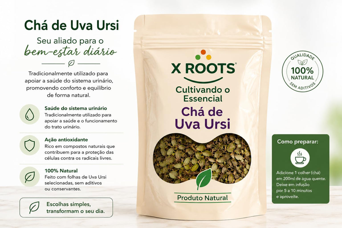 Chá de Uva Ursi X Roots