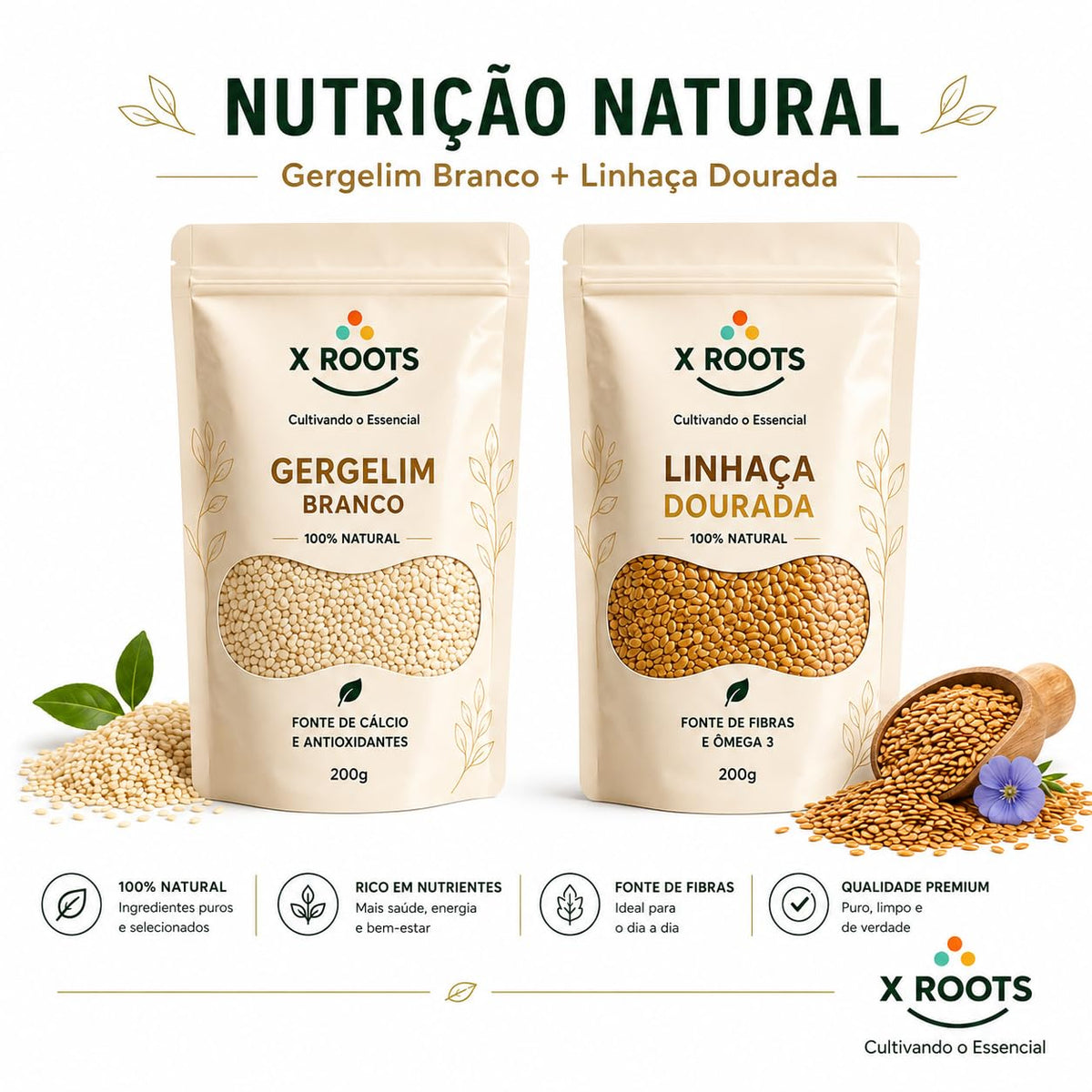 Kit Sementes X Roots