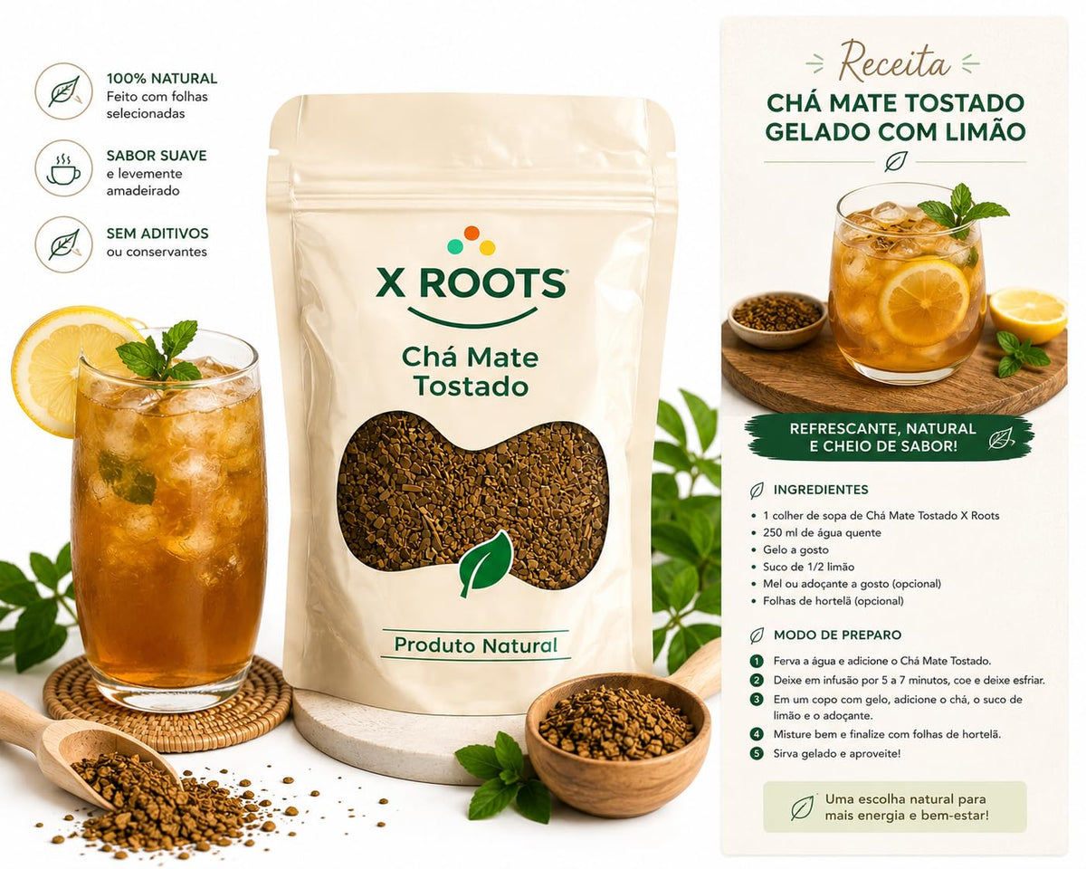 Chá Mate Tostado X Roots