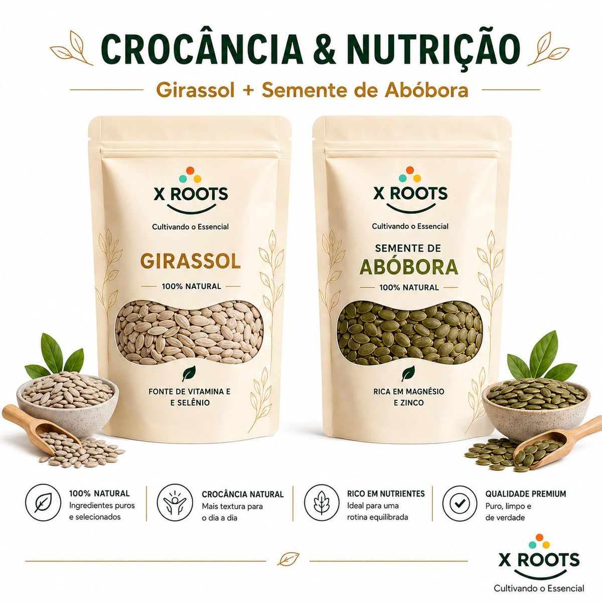 Kit Sementes X Roots