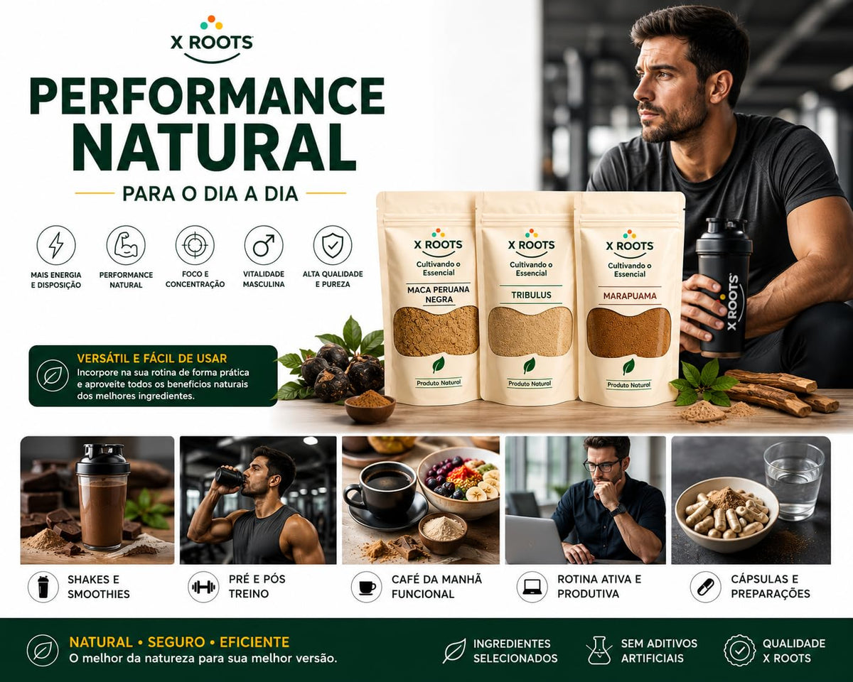 Kit Vitalidade Masculina X Roots