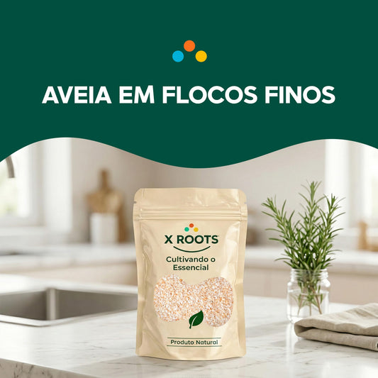 Aveia em Flocos Finos Sem Glúten X Roots