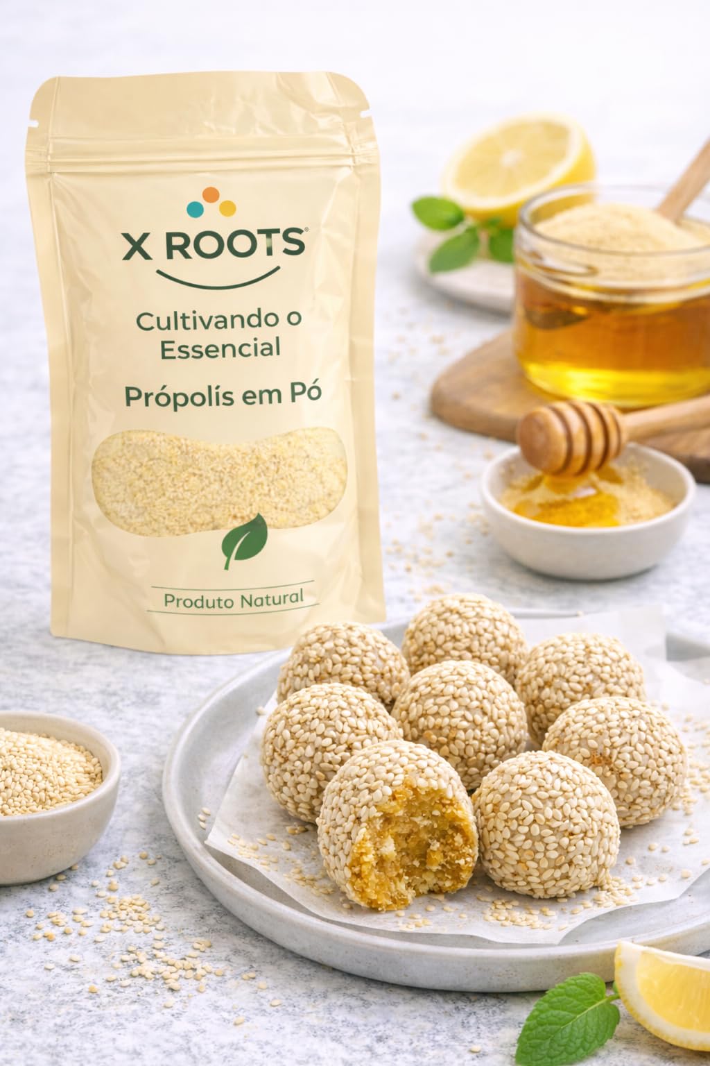 Própolis em Pó X Roots