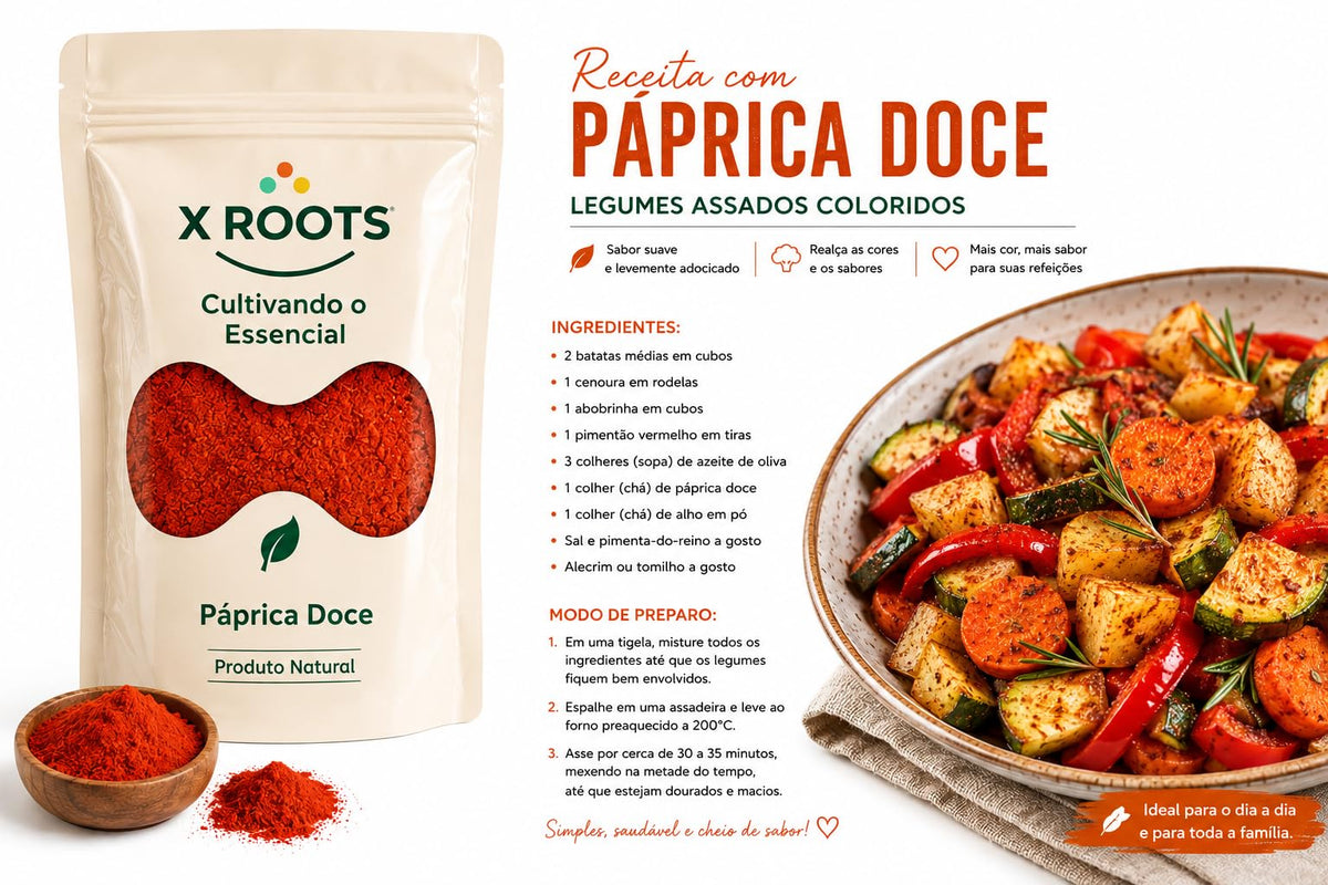 Kit 3 Pápricas X Roots