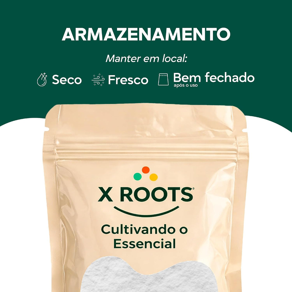 Inulina em Pó 100% X Roots