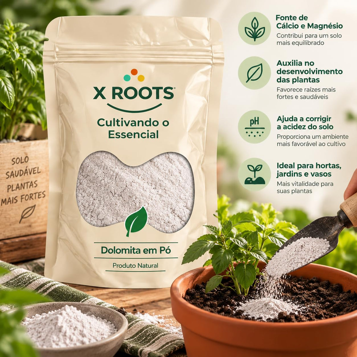 Dolomita em Pó X Roots