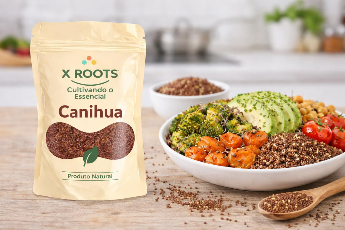 Canihua em Grãos X Roots