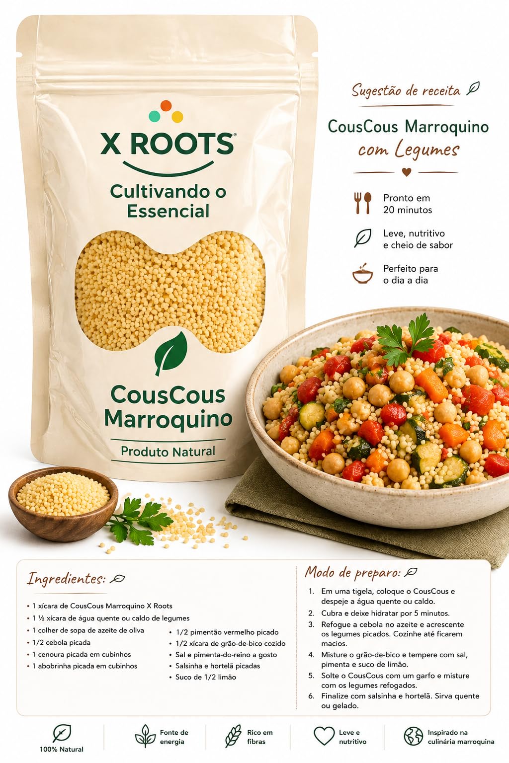 Couscous Marroquino X Roots