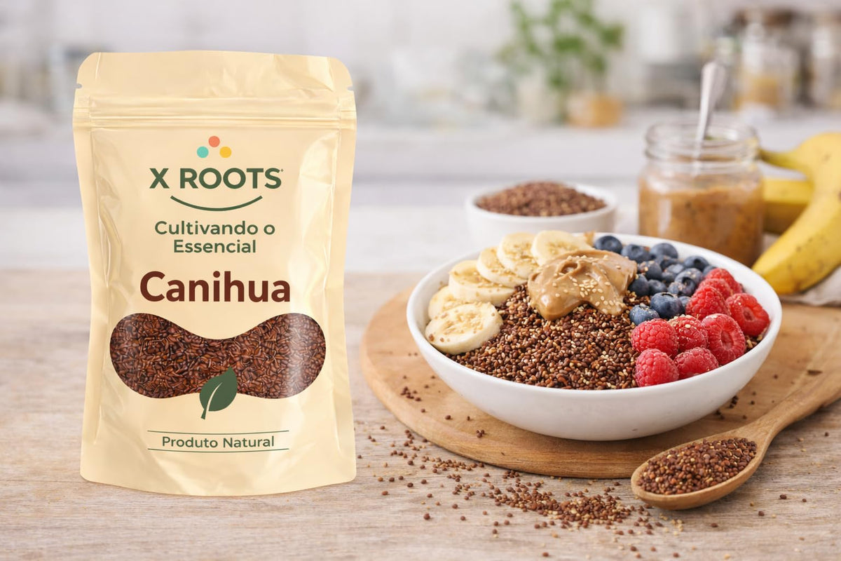 Canihua em Grãos X Roots