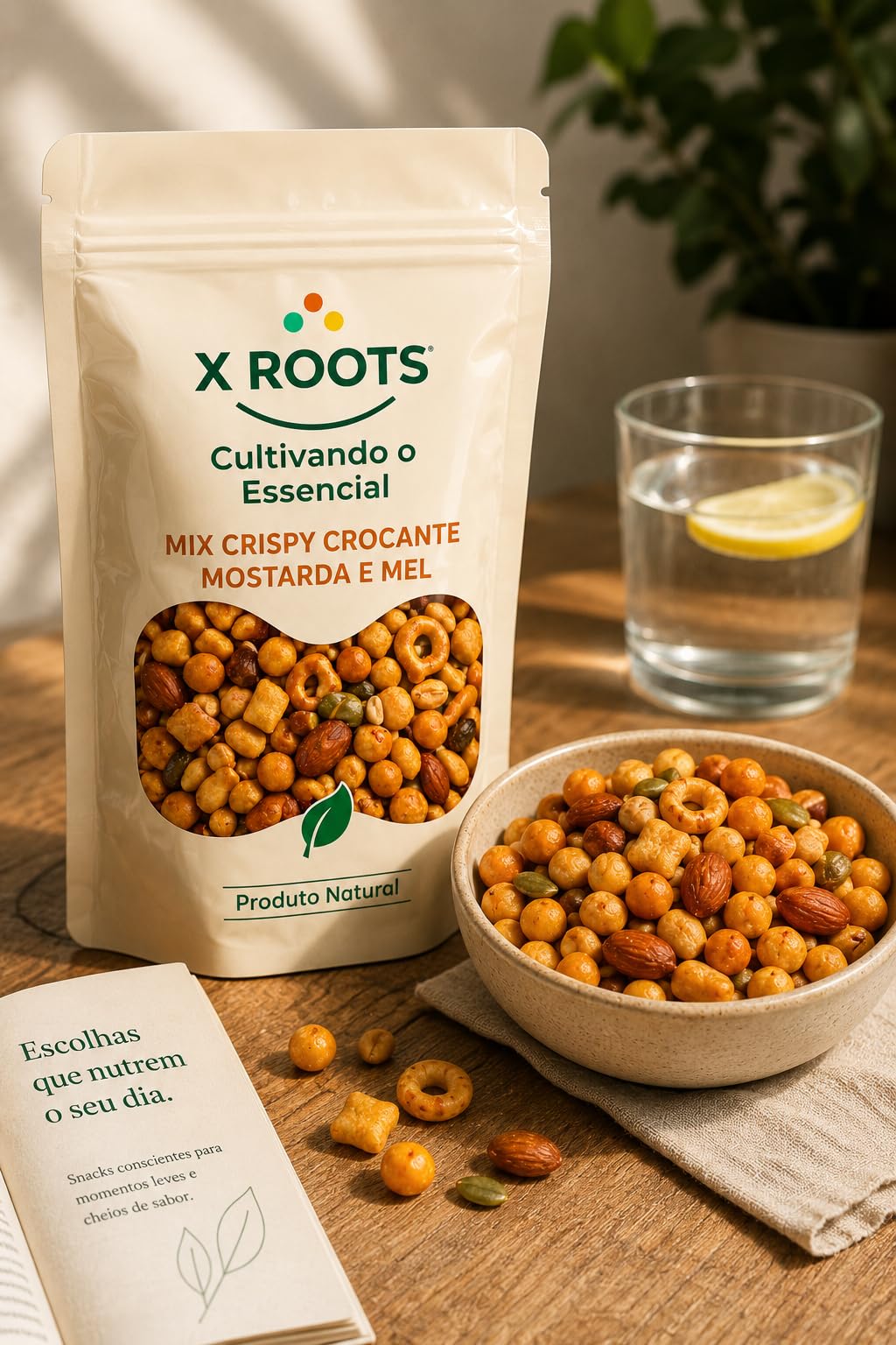 Mix Crispy Mostarda e Mel X Roots