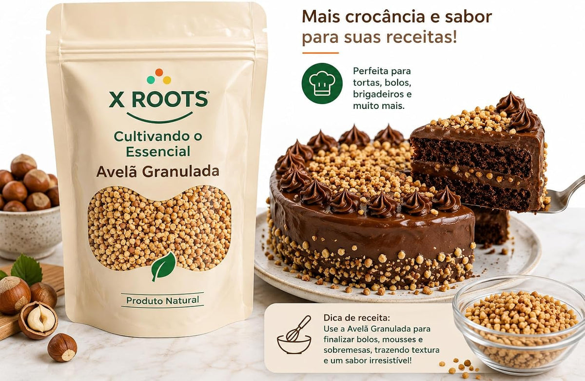 Avelã Granulada X Roots