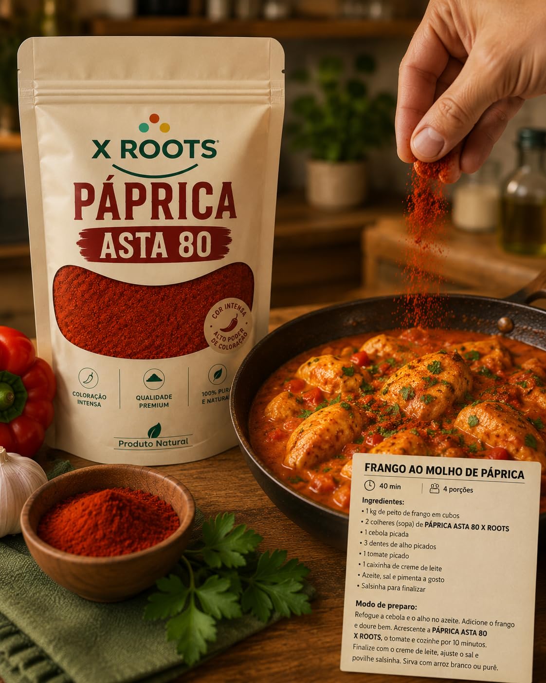 Páprica ASTA 80 Pura X Roots