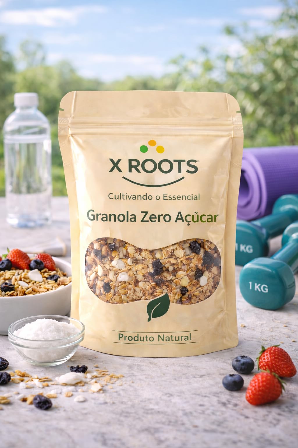 Granola Zero Açúcar X Roots