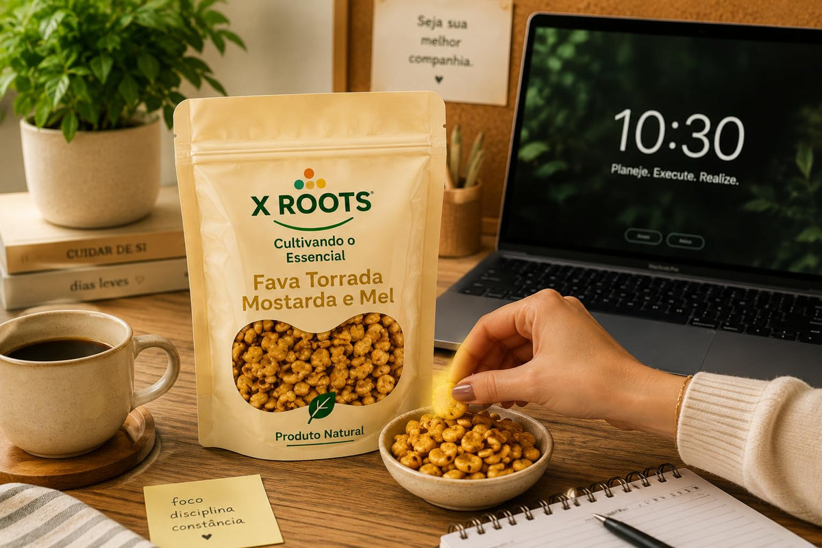 Fava Torrada Mostarda e Mel X Roots