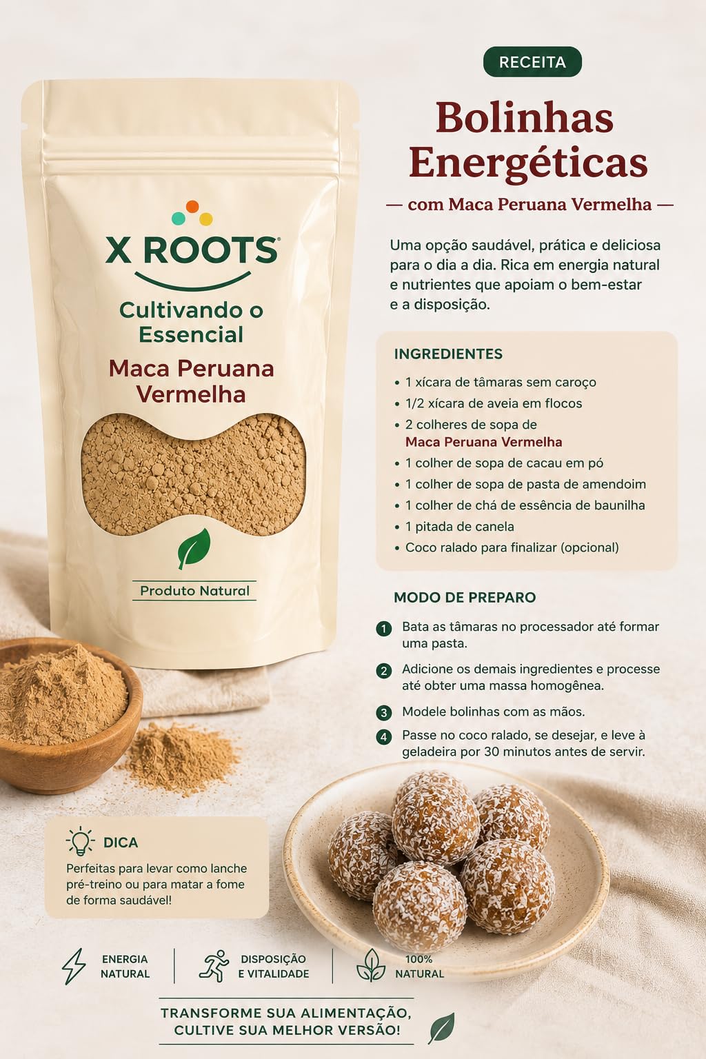 Maca Peruana Vermelha X Roots