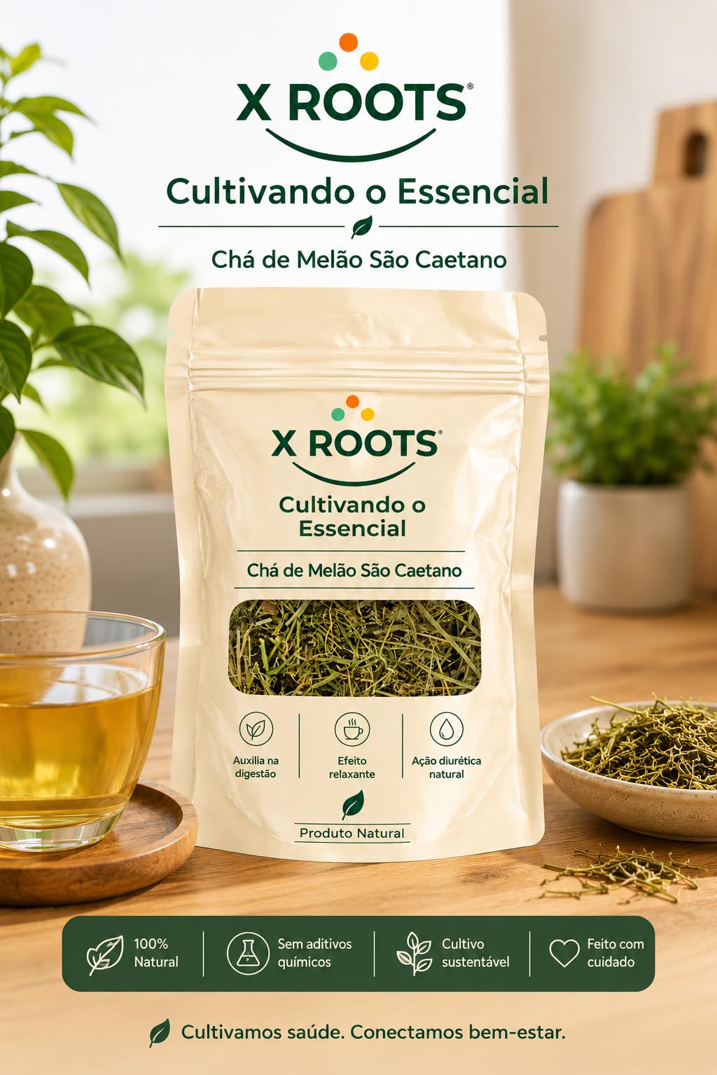 Chá de Melão de São Caetano X Roots