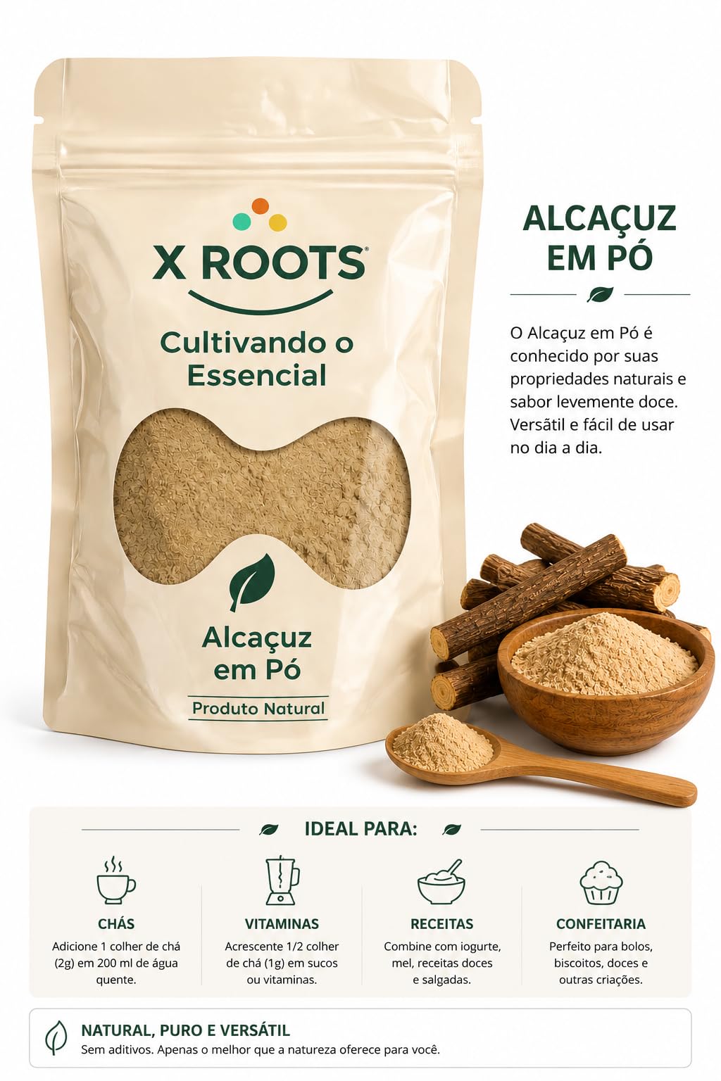 Alcaçuz em Pó X Roots