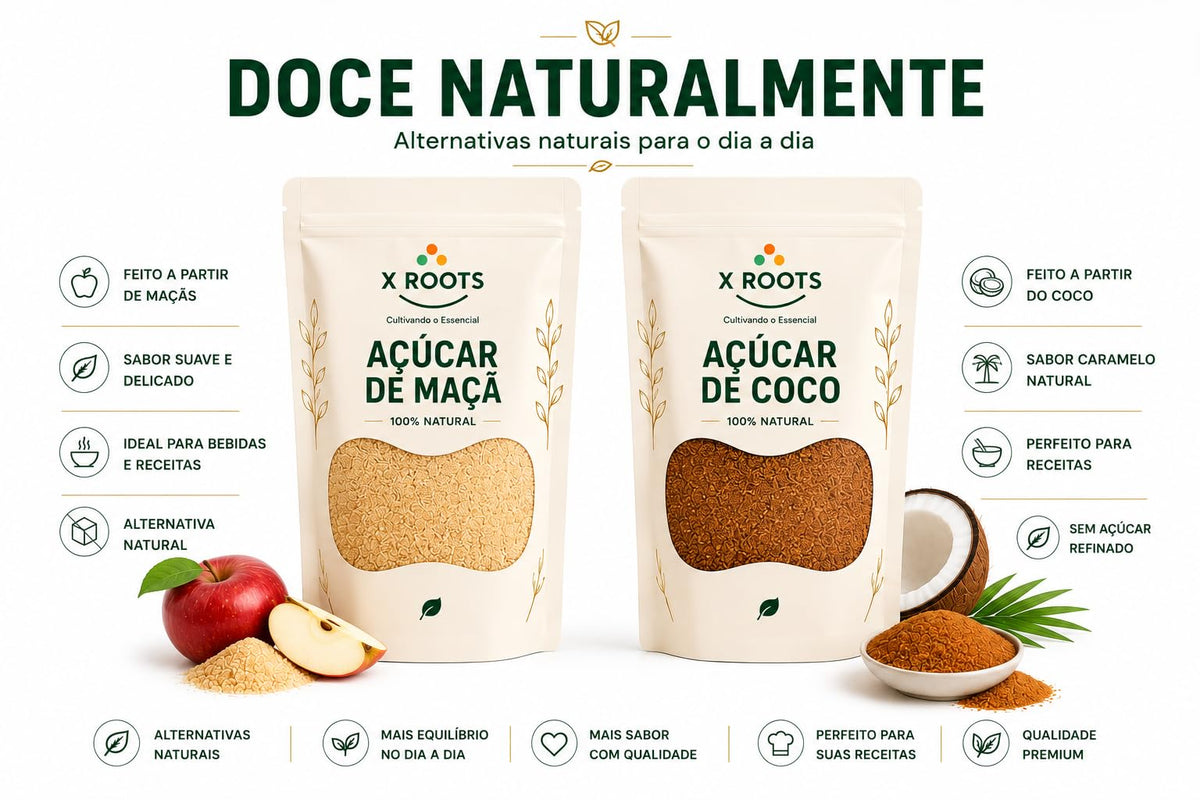 Kit Adoçantes Naturais X Roots
