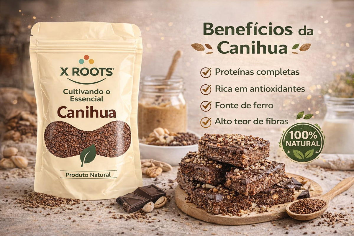 Canihua em Grãos X Roots