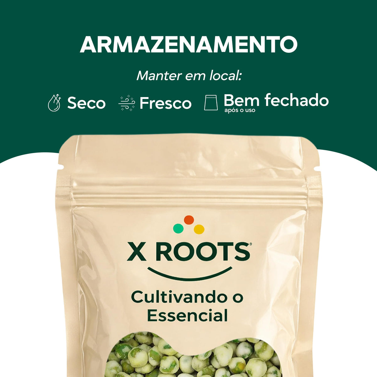 Ervilha Torrada com Wasabi Crocante X Roots
