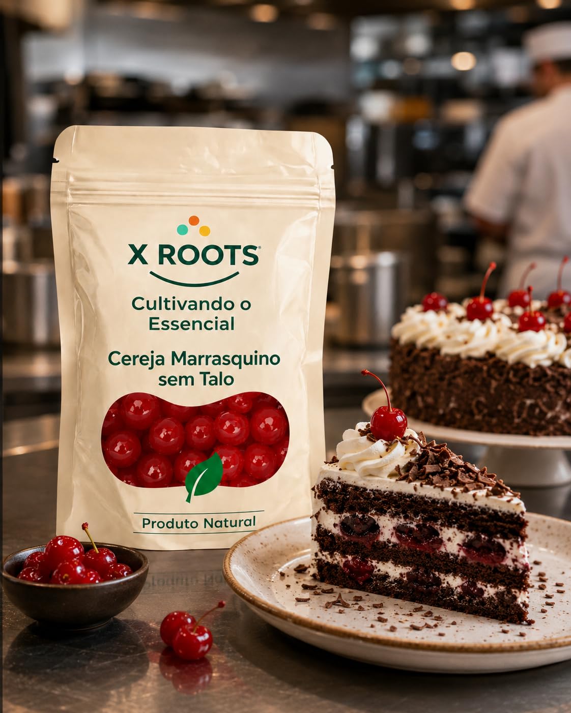 Cereja Marrasquino sem Talo X Roots