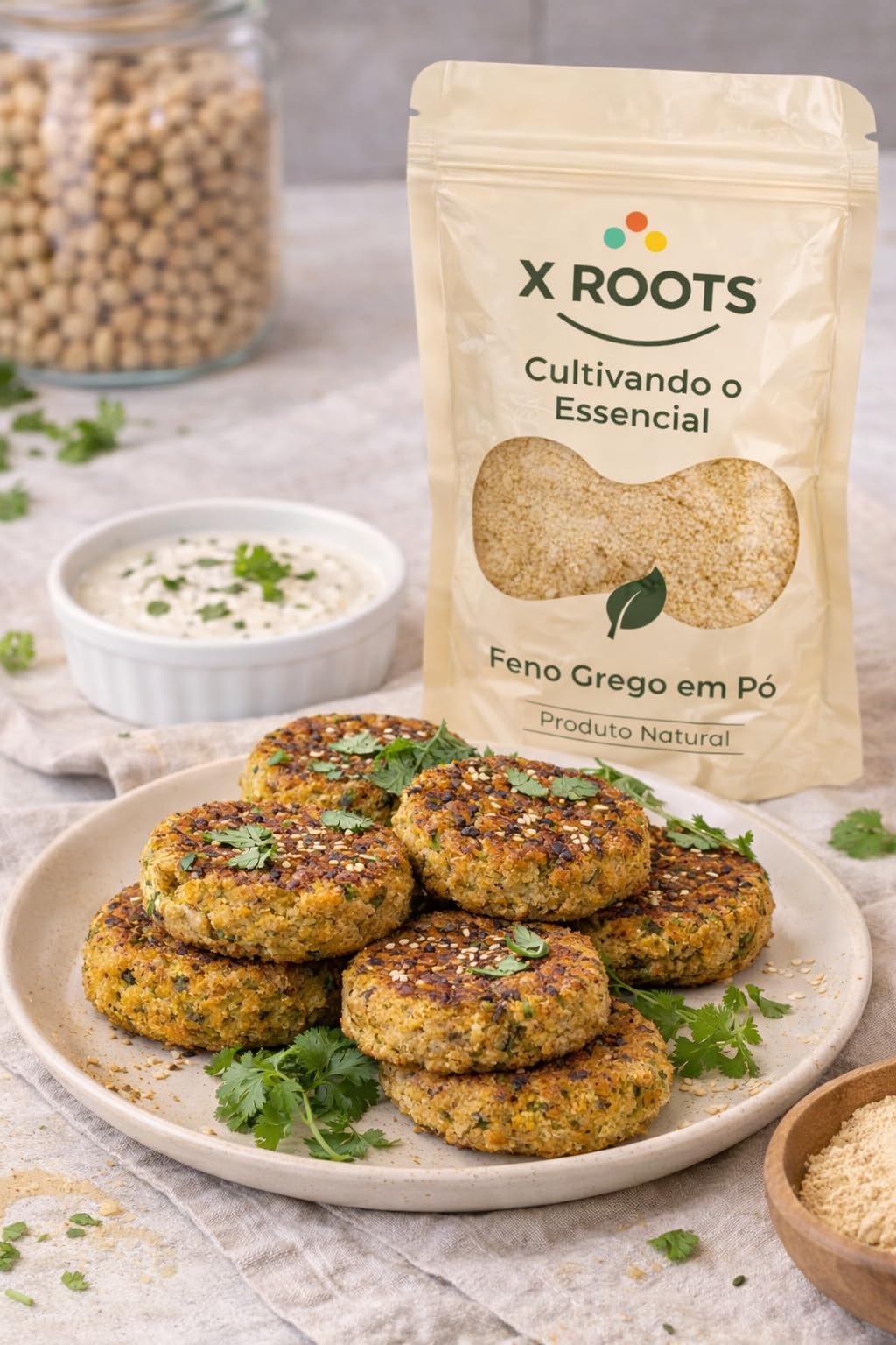 Farinha Grega em Pó X Roots