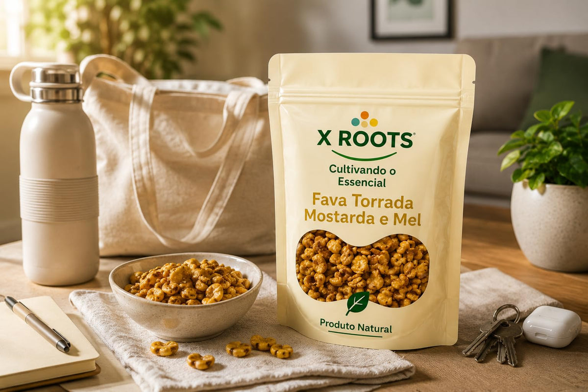Fava Torrada Mostarda e Mel X Roots