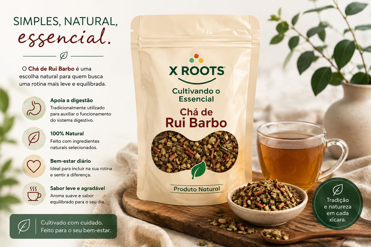 Chá de Ruibarbo X Roots