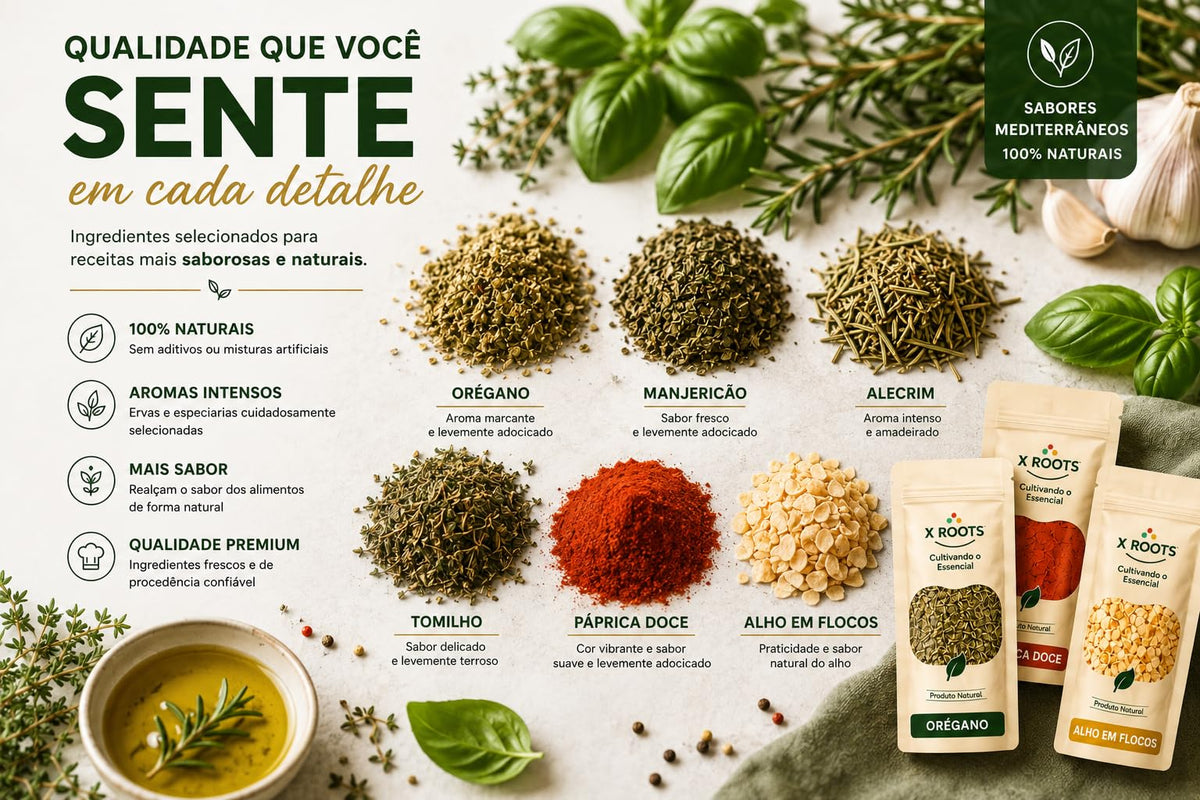 Kit Chef Mediterrâneo X Roots