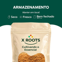 Açúcar de Coco Importado em Pó X-Roots – Adoçante Natural de Baixo Índice Glicêmico