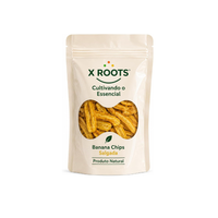 Banana Chips Salgada Crocante X-Roots – O Snack Prático