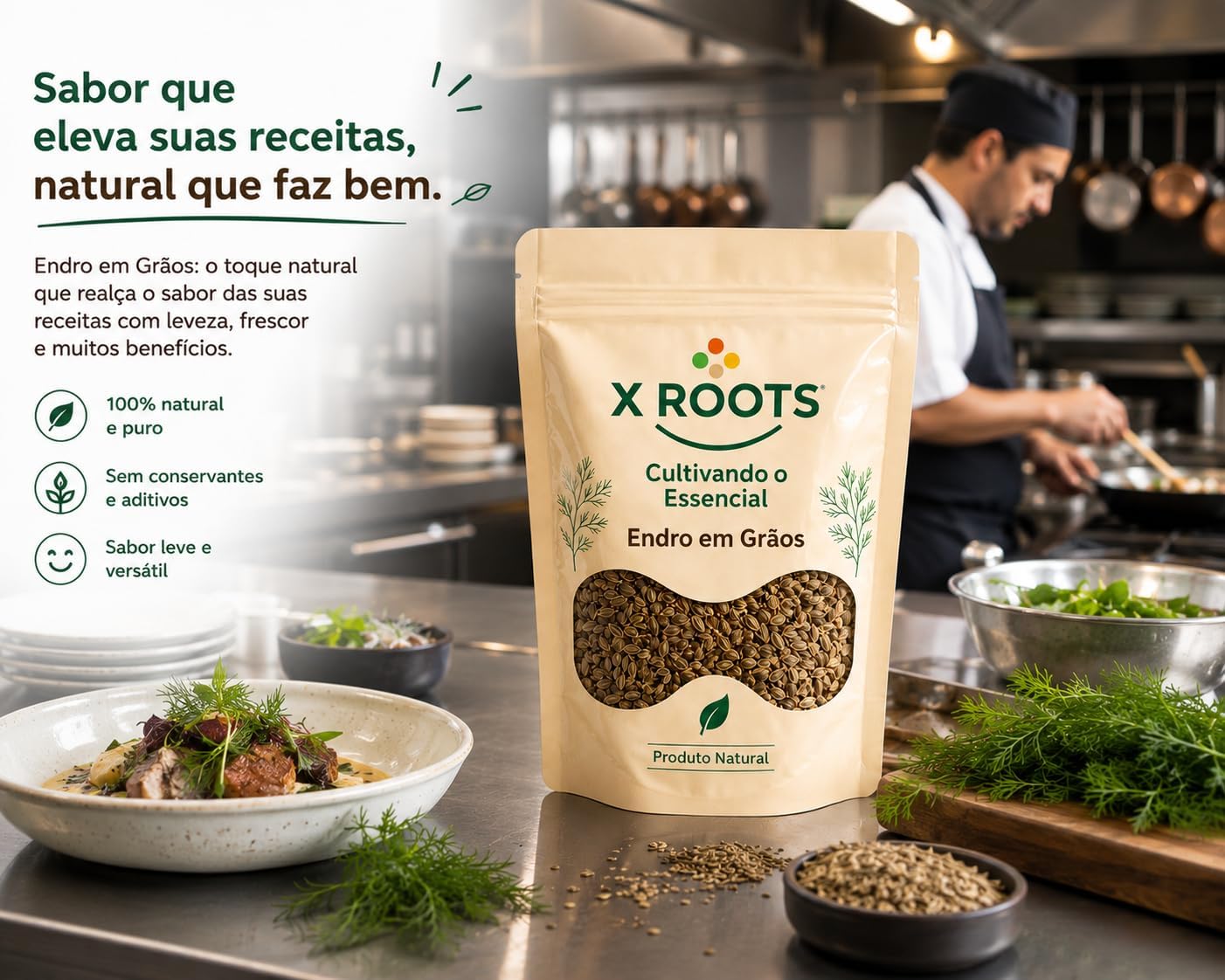 Endro em Grãos X-Roots