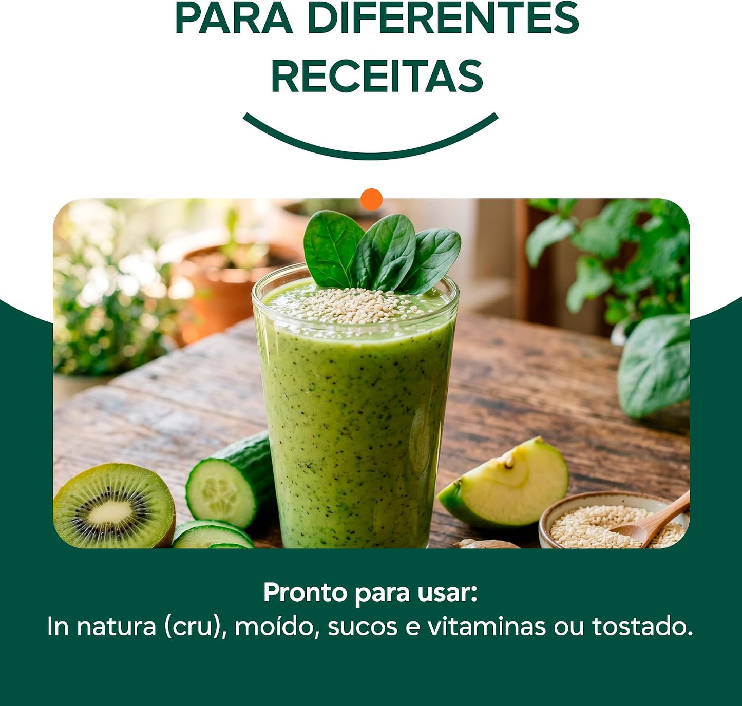 Gergelim Natural com Casca X-Roots