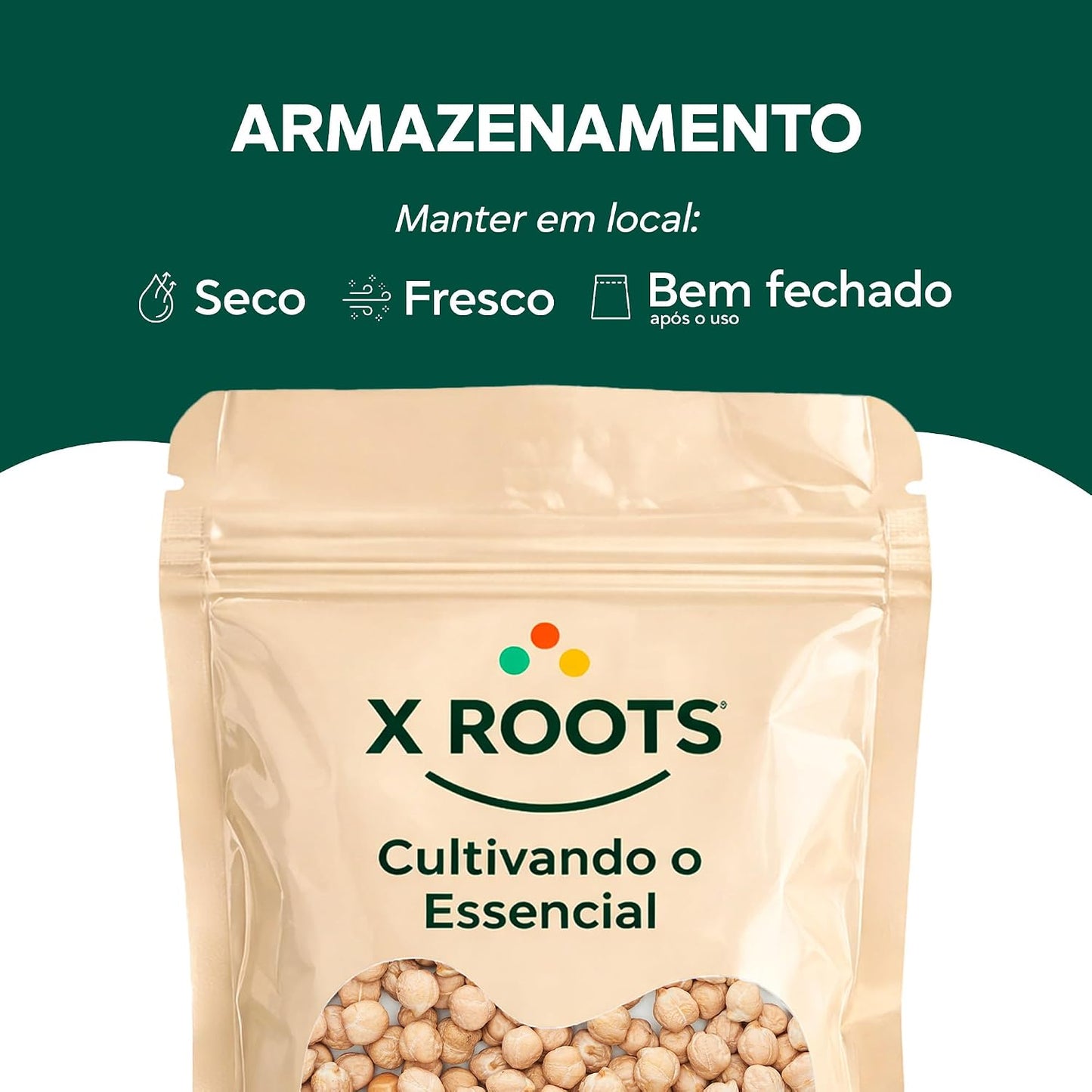 Grão de Bico Argentino Extra Grande 12mm X-Roots