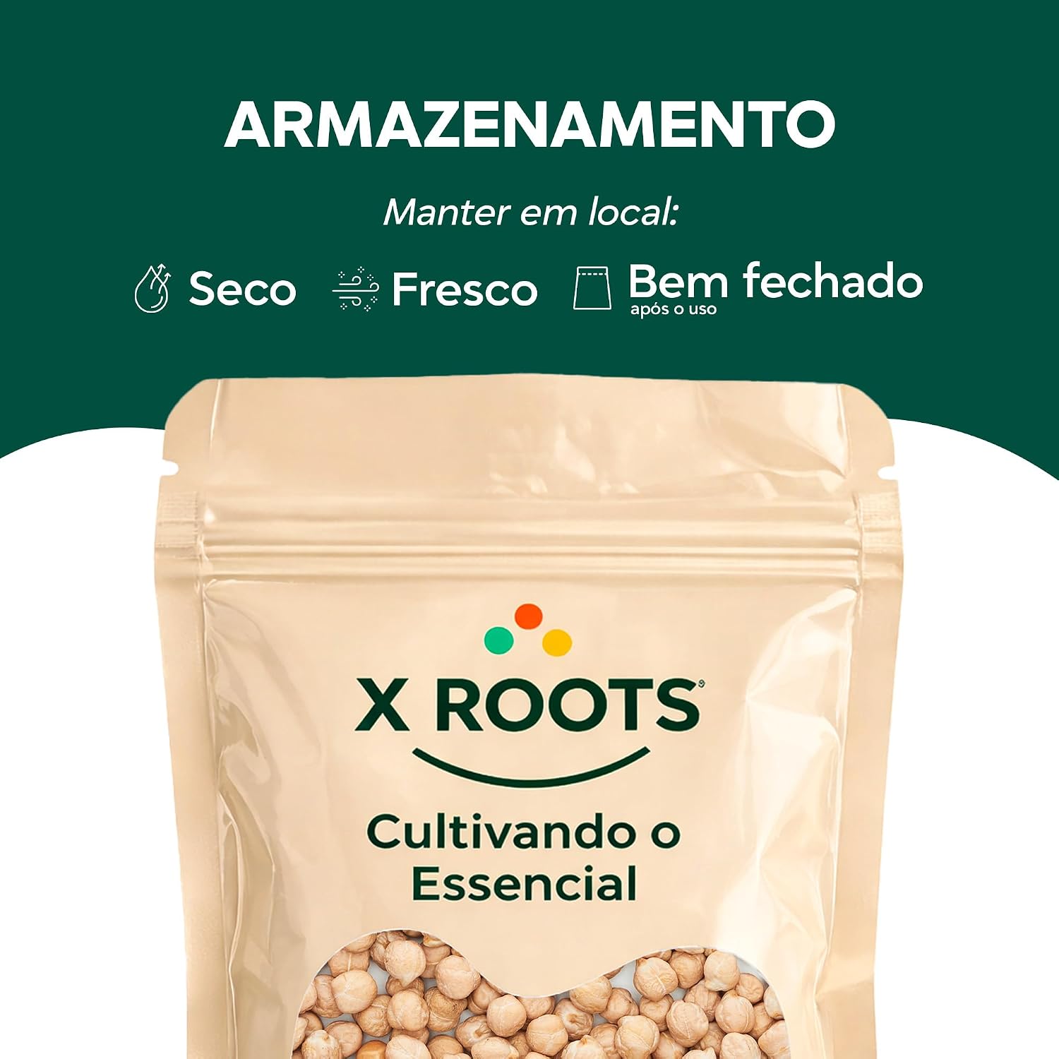 Grão de Bico Argentino Extra Grande 12mm X-Roots