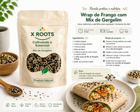 Mix de Gergelim Branco, Preto e Integral X-Roots