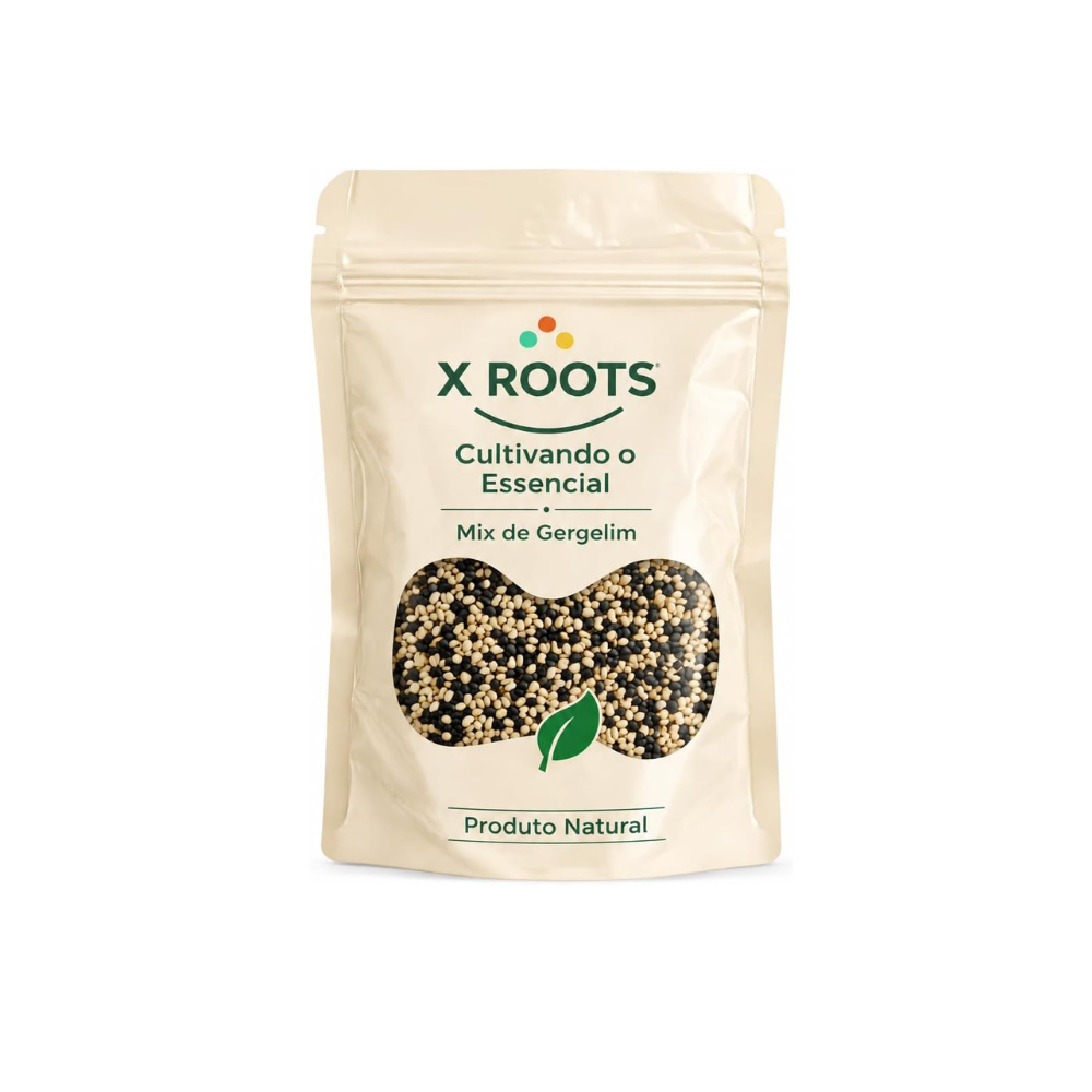 Mix de Gergelim Branco, Preto e Integral X-Roots