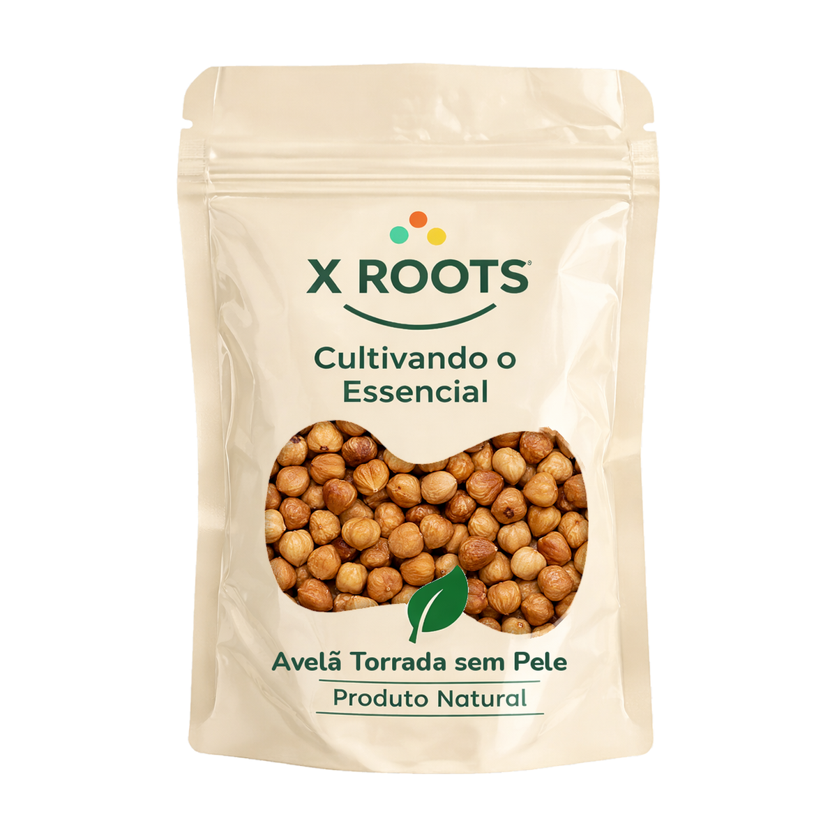 Avelã Torrada sem Pele X Roots