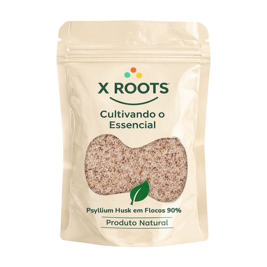 Psyllium Husk em Flocos 90% X Roots