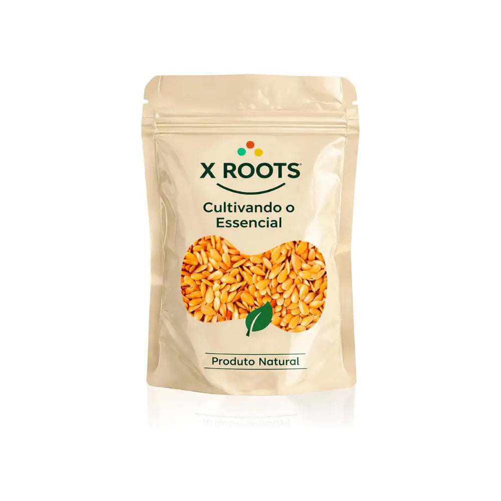 Semente de Linhaça Dourada X-Roots 