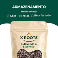 Semente de Chia Premium Importada X-Roots